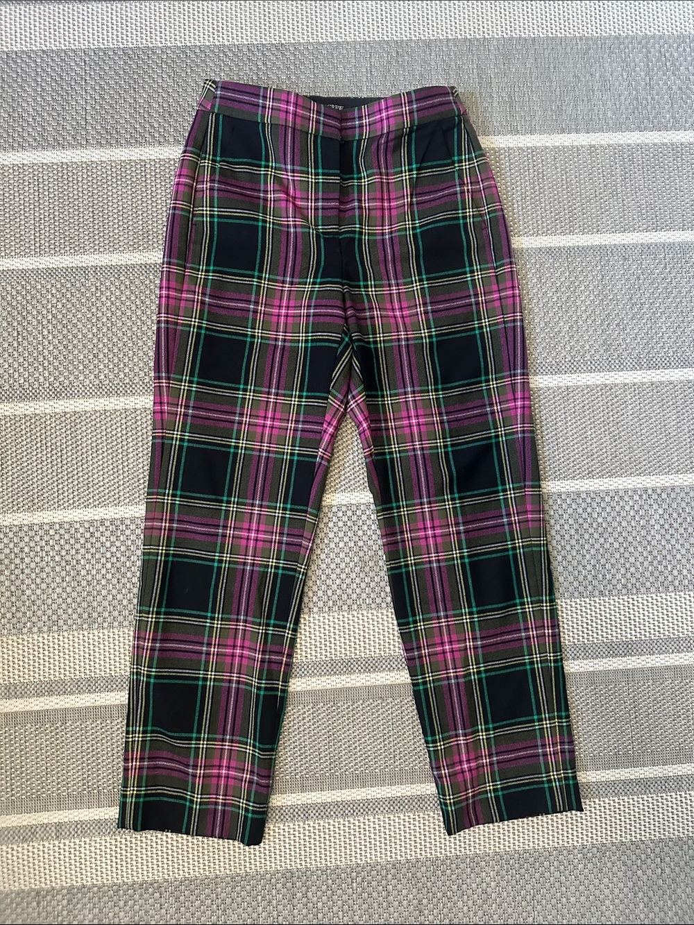 JCrew NWT Kate Plaid Pants ~ size S